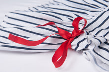 Load image into Gallery viewer, Navy and White Striped Dress