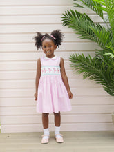 Load image into Gallery viewer, Flamingo Smocked Dress