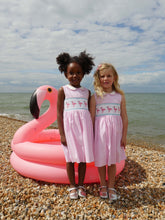 Load image into Gallery viewer, Flamingo Smocked Dress