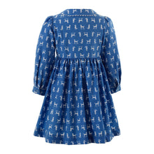 Load image into Gallery viewer, Girls Poodle Button Front Dress