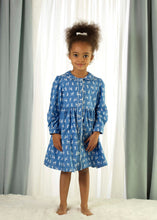 Load image into Gallery viewer, Girls Poodle Button Front Dress