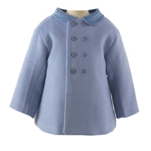 Load image into Gallery viewer, Velvet Trim Pram Coat | Pink or Blue