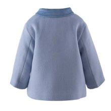 Load image into Gallery viewer, Velvet Trim Pram Coat | Pink or Blue