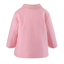 Load image into Gallery viewer, Velvet Trim Pram Coat | Pink or Blue