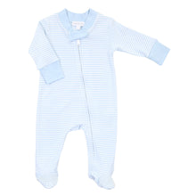 Load image into Gallery viewer, Essentials Striped Zipped Footie