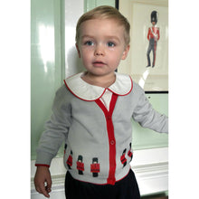 Load image into Gallery viewer, Boys Soldier Intarsia Cardigan