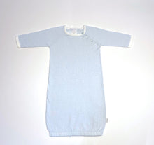 Load image into Gallery viewer, Infant Sleeper- Light Blue with White Trim