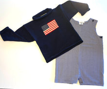 Load image into Gallery viewer, Navy Check Jon Jon