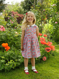 Garden Floral Peter Pan Collar Dress