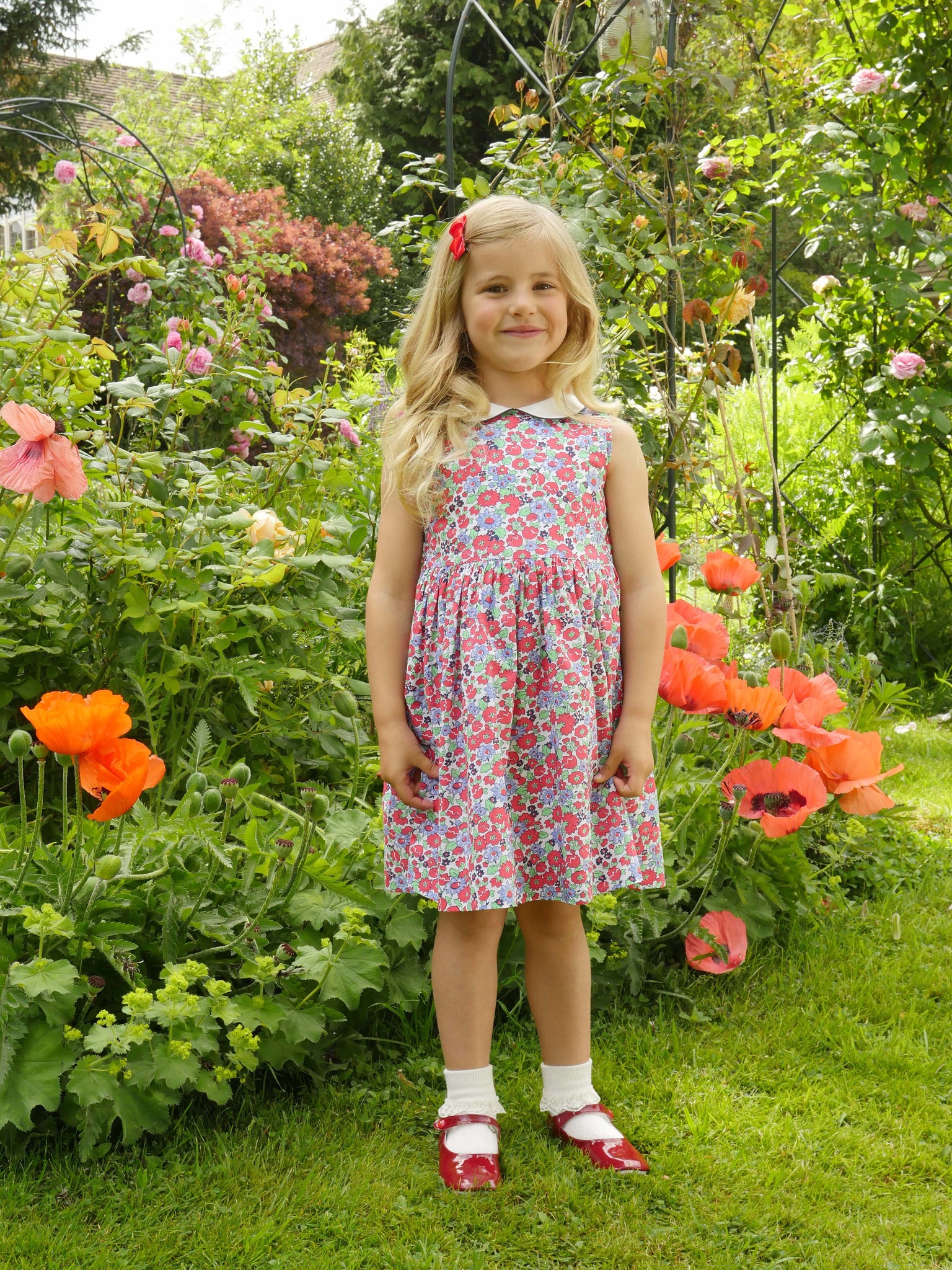 peter pan collar dress Garden Floral Peter Pan Collar Dress – Hazel and the Hound