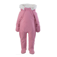 Load image into Gallery viewer, Faux Fur Trim Snowsuit | Pink or Blue