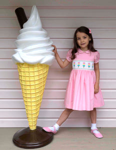 Ice Lolly Smocked Dress