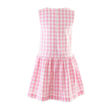 Load image into Gallery viewer, Gingham Taffeta Bow Dress