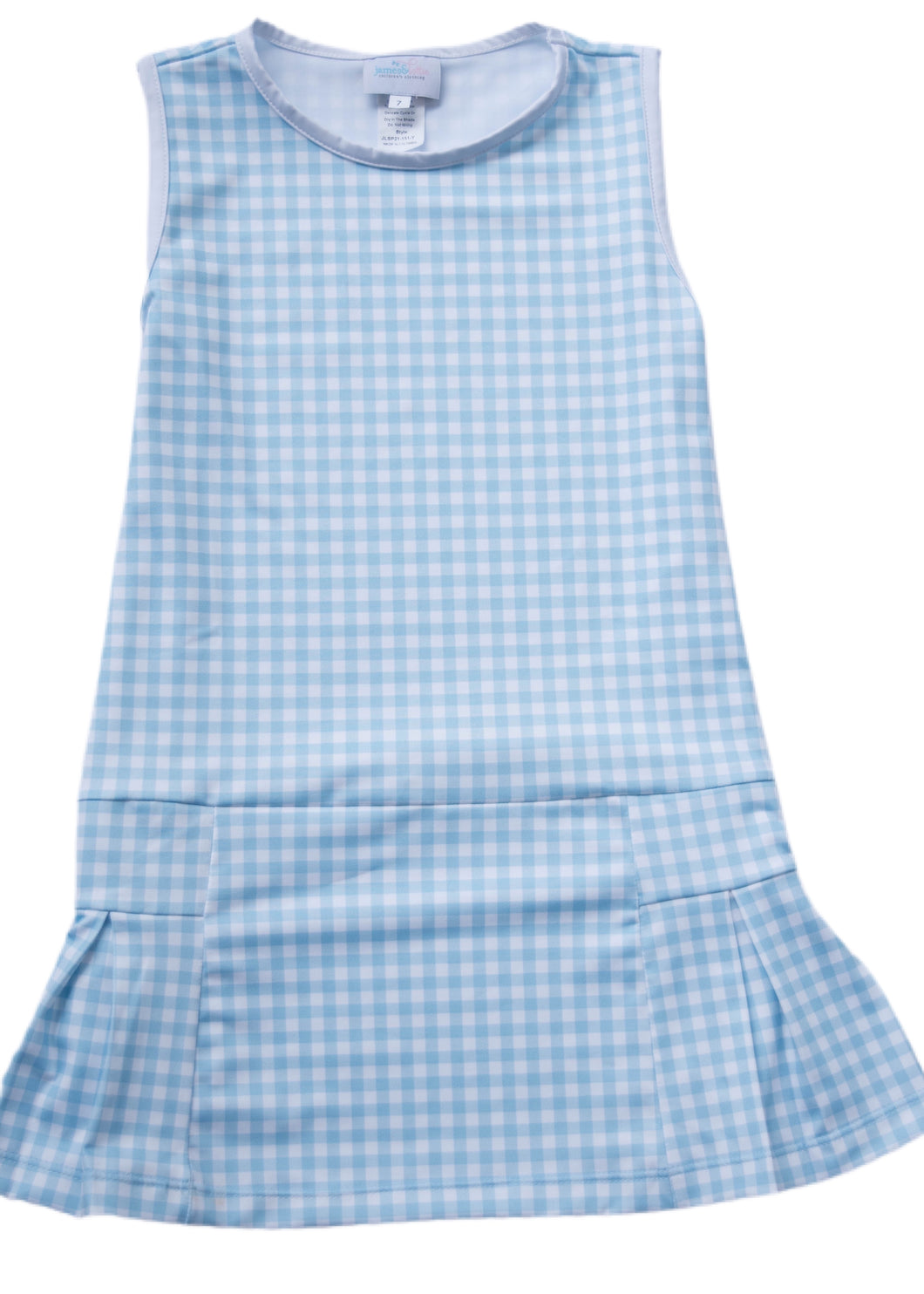 Blair Blue Gingham Tennis Dress