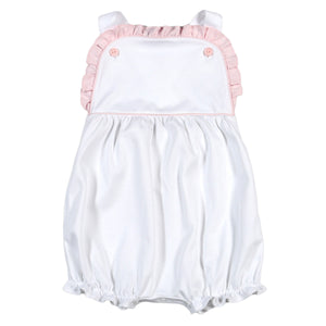 White with Pink Ruffle Sun Bubble