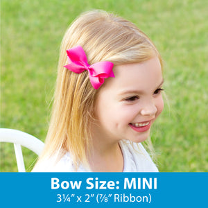 Mini Grosgrain Hair Bow - More Colors Available