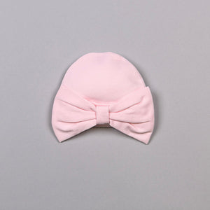 Pink Bow Baby Hat - More Colors Available