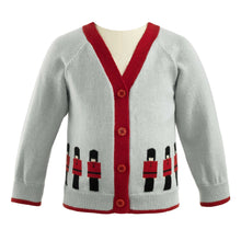 Load image into Gallery viewer, Boys Soldier Intarsia Cardigan