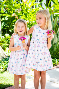 Pinny Dress | Ice Cream Print