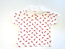 Load image into Gallery viewer, Boy&#39;s Lobster Print Polo Shirt