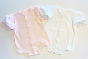 Baby Puff Sleeve Shirt - Pink