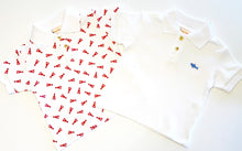 Load image into Gallery viewer, Boy&#39;s Lobster Print Polo Shirt